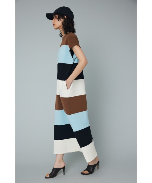 HeRIN.CYE」 ニットワンピース FREE ブルー系その他 レディース  