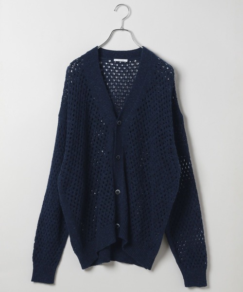 BAYFLOW（ベイフロー） カーディガン BIGメッシュニットカーディガン
