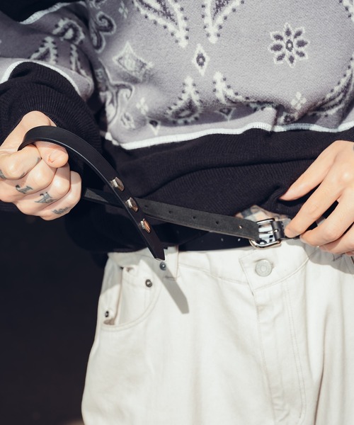 S heart belt ベルト THEREDTHREAD THEREDTHREAD / ザレッドスレッド】S heart belt