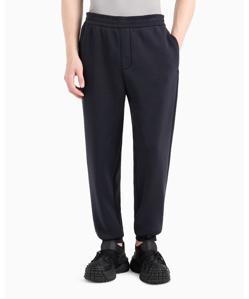 新品タグ付き【エンポリオアルマーニ】グリーンウォッシャブルストレッチパンツ50 EMPORIO ARMANI スウェットパンツ ジャージ 「エンポリオ