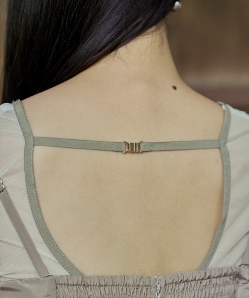 ANDRESD パンツドレス シャーリングギャザー セットアップドレス