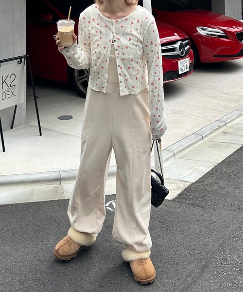 Alleybywcloset AlleyTokyo サロペット ピンク リボン Alleybywcloset AlleyTokyo サロペット ピンク リボン