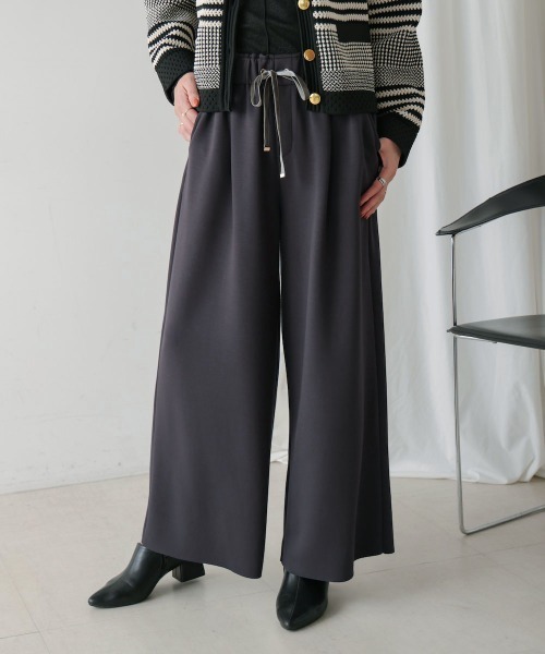 Bou Jeloud（ブージュルード） パンツ パウンドストレッチセミワイド