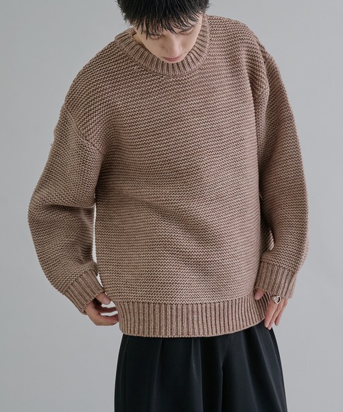ニット/セーター ENOF cotton cashmere knit カシミヤ100%大人の上質ニットセーター - DRESS HERSELF