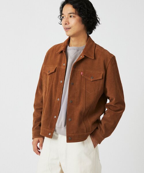リーバイス(R) 別注 TYPE III スエード トラッカージャケットLサイズ サイズ比較｜リーバイス(R) 別注 TYPE III スエード トラッカー