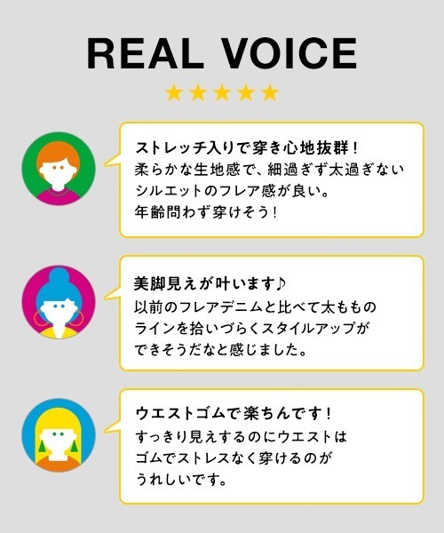 BAYFLOW ジーンズ デニム デニムパンツ 「ウエストゴム・もも周り