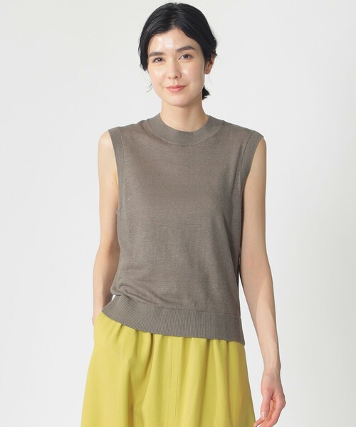 ニット セーター MELIA サマーニット ベスト / MELIA LINEN KNITTED SWEATER WOMAN レディース ECOALF ニット セーター MELIA サマーニット ベスト / LINEN