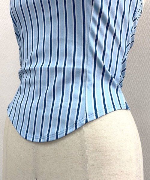 値下げ！d.i.a ストライプシャツ 予約販売サイズ・カラーにより納期異なる】【Jih Nunc