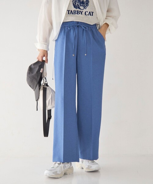 green label relaxing ニーハイフレアパンツ 結論シリーズ】ニーハイフレアパンツ ［size SHORT/TALLあり