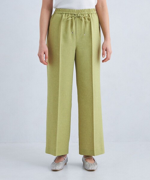 green label relaxing ニーハイフレアパンツ green label relaxing パンツ 「結論シリーズ」ニーハイフレア