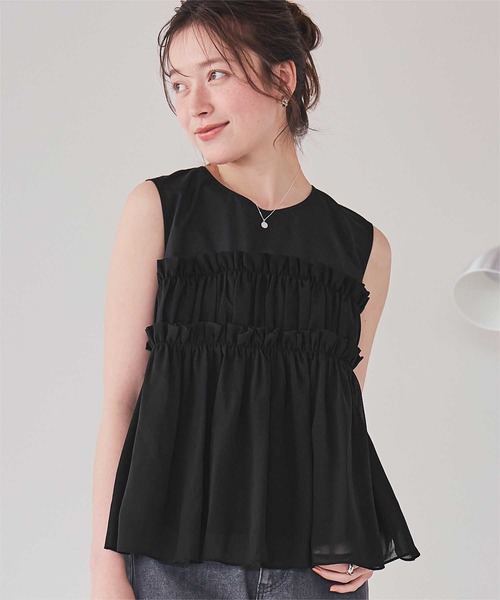 専用♡イタリア購入 ふわふわシフォンドッキングプリーテッド