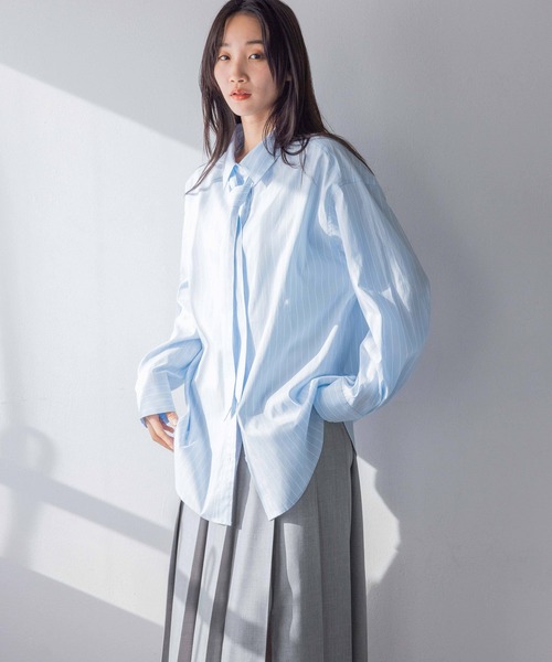 ブラウス シャツ ネクタイシャツ 287370 レディース