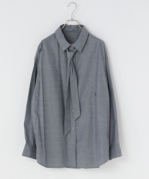 ブラウス シャツ ネクタイシャツ 287370 レディース LOWRYS FARM ブラウス シャツ ネクタイシャツ 287370 レディース