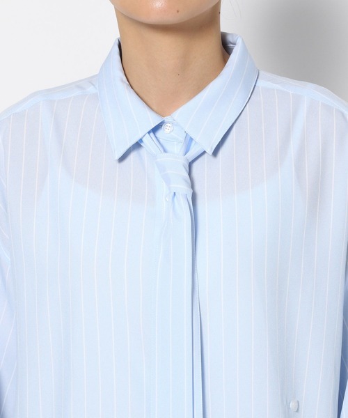 ブラウス シャツ ネクタイシャツ 287370 レディース LOWRYS FARM ブラウス シャツ ネクタイシャツ 287370 レディース