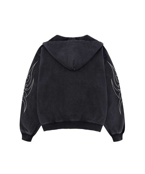 SUPPLIER パーカー フーディー｜Tribal Leather Patch Zip