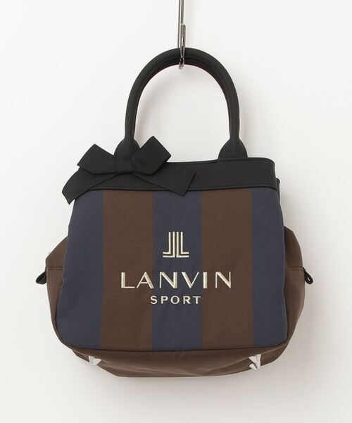 LANVIN SPORT トートバッグ ストライプカートバック レディース