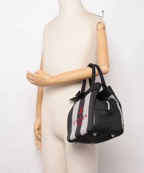 LANVIN SPORT トートバッグ ストライプカートバック レディース