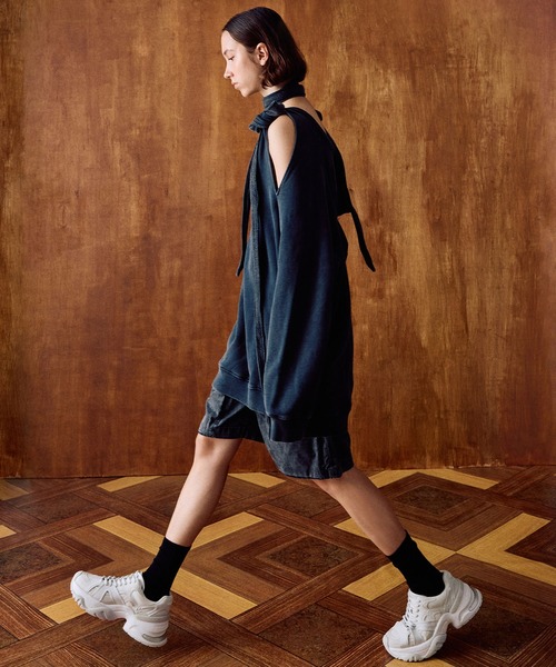 CHARLES ＆ KEITH スニーカー メッシュ コントラストトリム