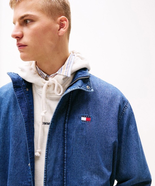 TOMMY JEANS（トミー・ジーンズ） ブルゾン アウター シャンブレーロゴ 