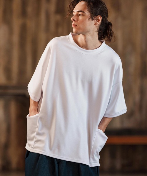 CAMBIO（カンビオ） tシャツ mt9470-ルーズシルエットサイドポケット