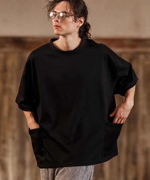 CAMBIO（カンビオ） tシャツ mt9470-ルーズシルエットサイドポケット