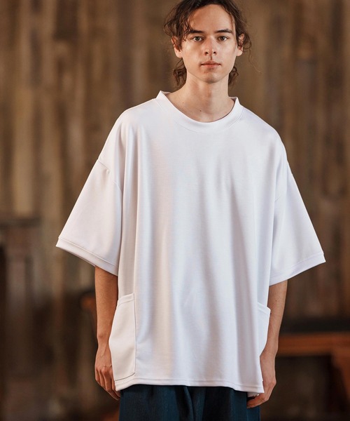CAMBIO（カンビオ） tシャツ mt9470-ルーズシルエットサイドポケット