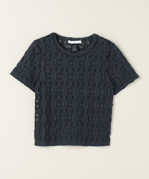 ＜ASTRAET＞ レース クルーネックTシャツ ASTRAET tシャツ 「ASTRAET」 レース クルーネックTシャツ