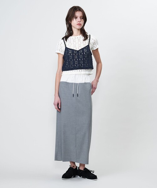 ＜ASTRAET＞ レース クルーネックTシャツ ASTRAET tシャツ 「ASTRAET」 レース クルーネックTシャツ