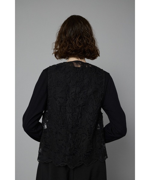 HeRIN.CYE ベスト ジレ lace vest レースベスト レディース