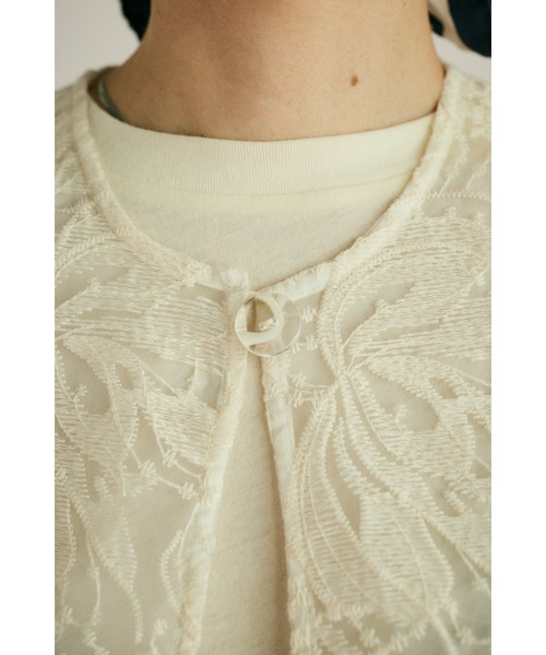 ベスト・ジレ No.0192 lace vest SHIRT HeRIN.CYE ベスト ジレ lace vest レースベスト レディース