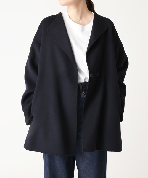 SLOBE IENA（スローブイエナ） ノーカラージャケット FREE ベージュ