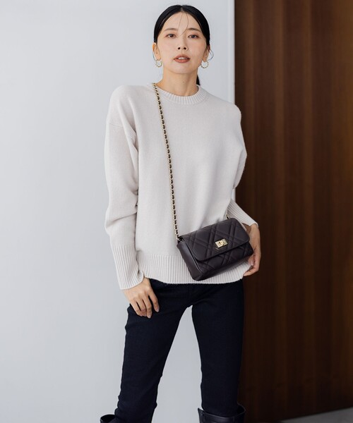 「23区」 ショルダーバッグ F ブルー レディース_画像4