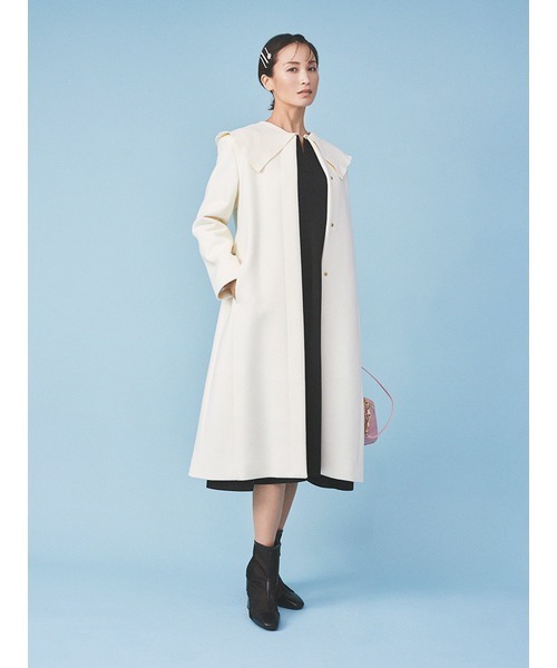 CELFORD ノーカラーコート CELFORD（セルフォード） ノーカラーコート コート カシミヤ混ノー