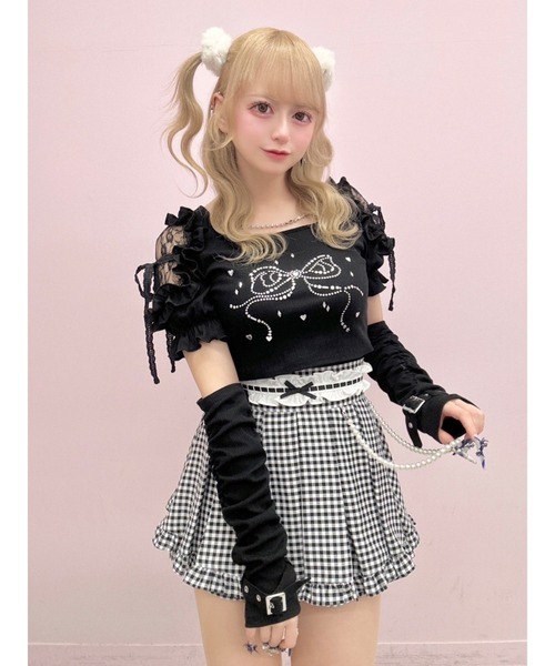 Ank Rouge（アンクルージュ） スカート フリフリリボンスカパン 