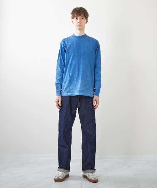 ミマ tシャツ 「MiMAAi」阿波藍本藍染めロングスリーブTEE メンズ