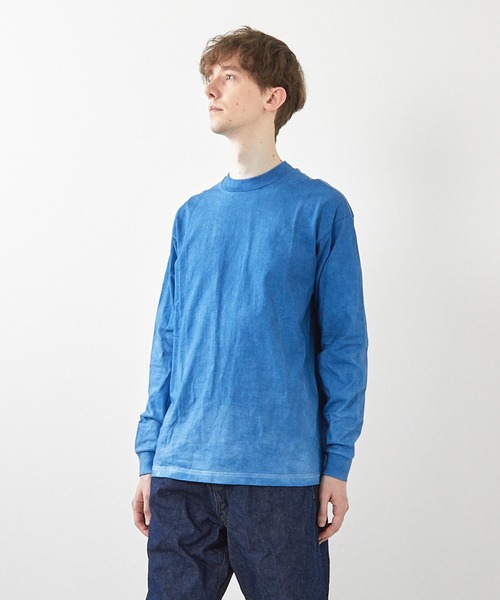 ミマ tシャツ 「MiMAAi」阿波藍本藍染めロングスリーブTEE メンズ