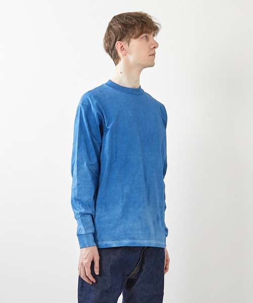 ミマ tシャツ 「MiMAAi」阿波藍本藍染めロングスリーブTEE メンズ