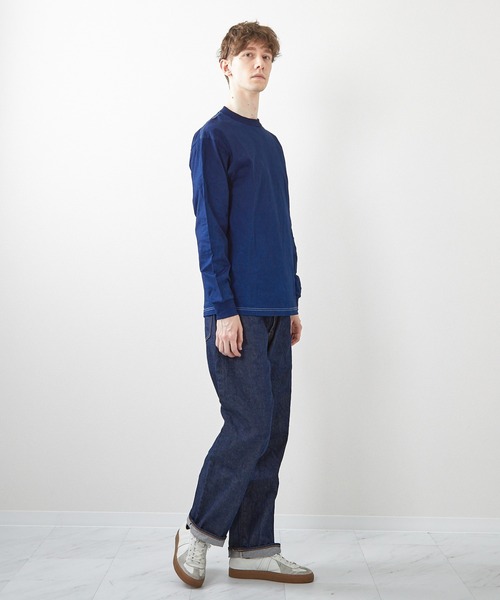 ミマ tシャツ 「MiMAAi」阿波藍本藍染めロングスリーブTEE メンズ