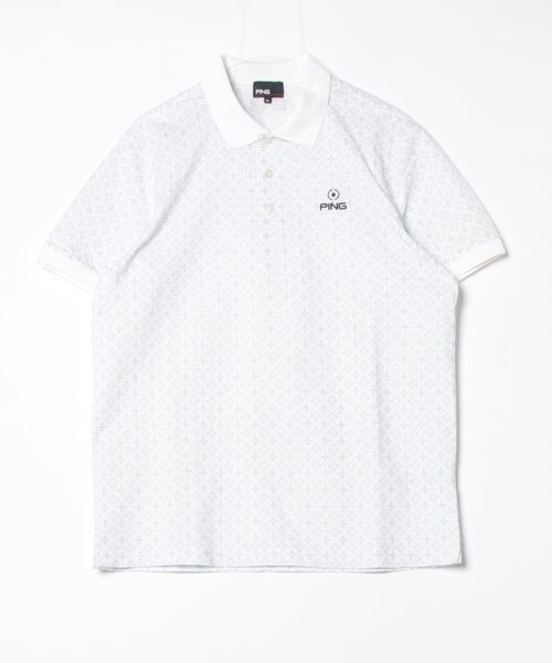 PING（ピン） uvカット ポロシャツ ハイストレッチメッシュ半袖