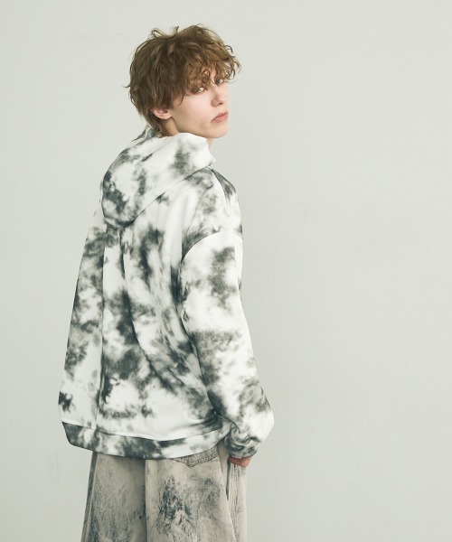 Shoowtime（ショウタイム） パーカー Marble pattern oversized