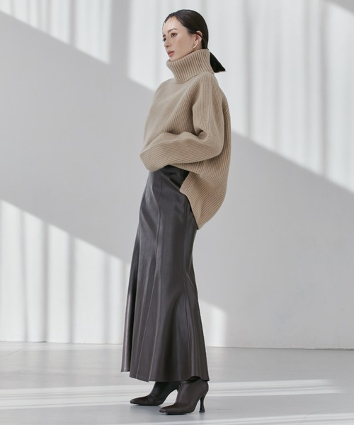 anuans（アニュアンス） タートルネックニット FREE アイボリー  