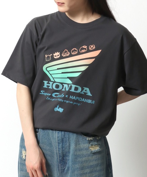 sanrio（サンリオ） tシャツ 半袖 HONDA×sanrio/ホンダ×サンリオ 「は