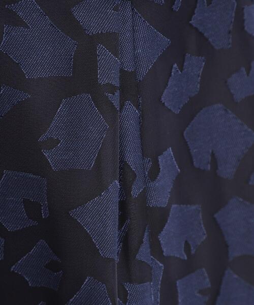 Reflect（リフレクト） スカート 「手洗い可」幾何柄オパールフレア