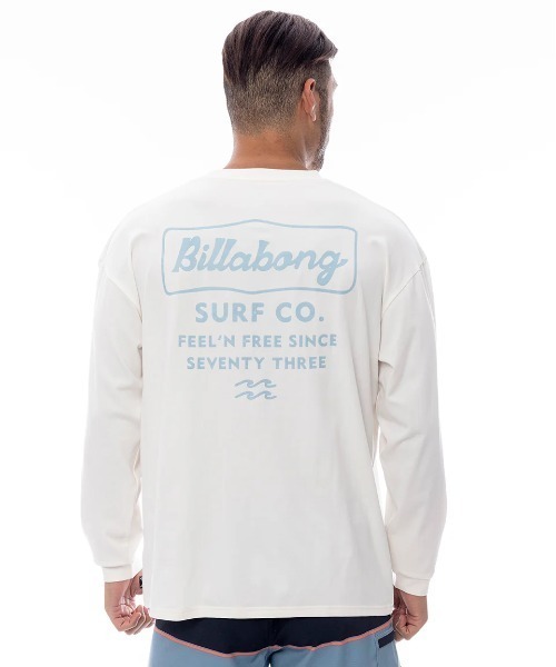 ラッシュガード BILLABONG メンズ SOFTTY LS TEE 長袖サーフTシャツ 「2025年春夏モデル」/ビラボン水陸両用バックプリント長
