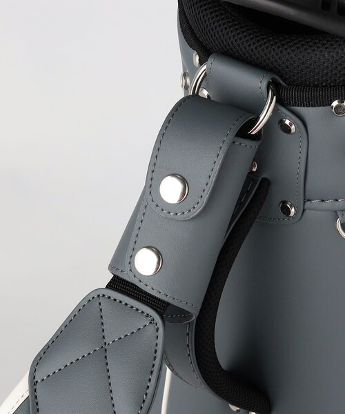 UNITED ARROWS GOLF ゴルフ スムース キャディバッグ メンズ