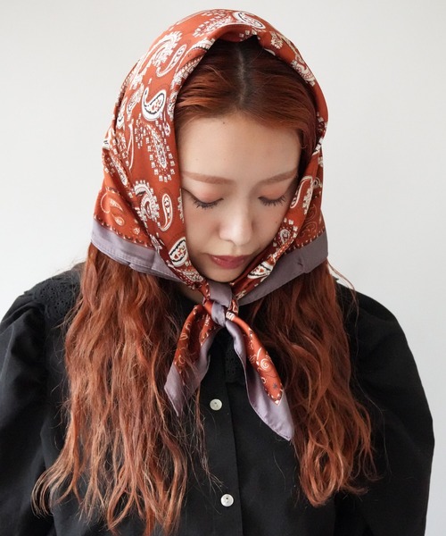 Port（ポート） スカーフ バンダナ 「 」 ペイズリー マルチウェイ
