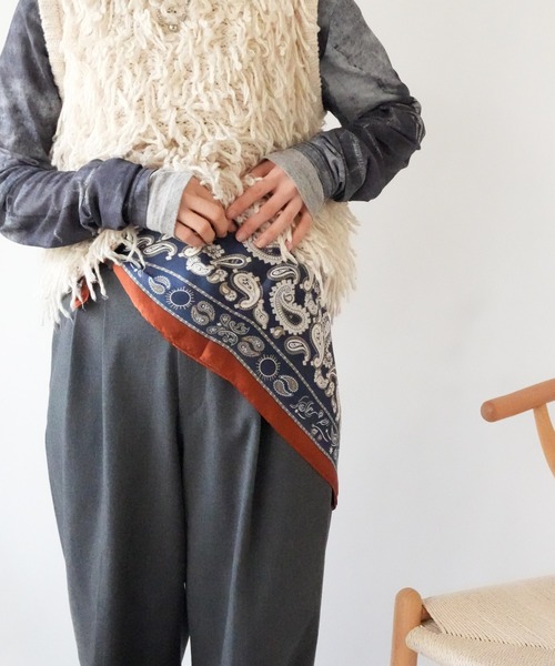 Port（ポート） スカーフ バンダナ 「 」 ペイズリー マルチウェイ