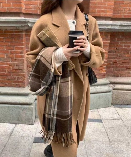 「SPIGA」 「cadbury」ピーコート MEDIUM ピンク レディース_画像4