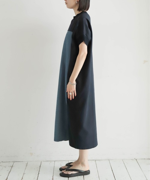 NOMBRE　INPAIR　TCカットコンビバンザイワンピース TCカットコンビ リブ付キバンザイワンピース | NOMBRE IMPAIR