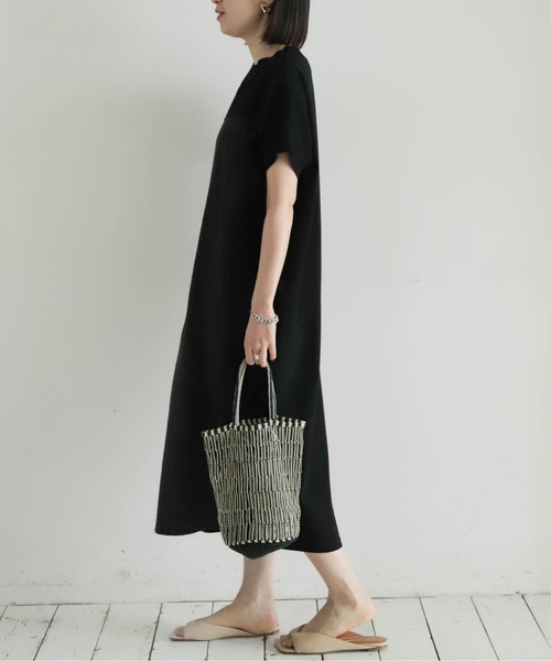 NOMBRE INPAIR TCカットコンビバンザイワンピース NOMBRE IMPAIR ワンピース TCカットコンビ リブ付キバンザイ